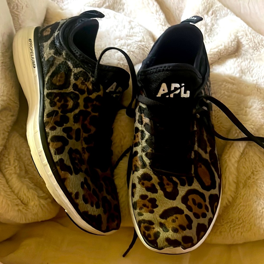 APL leopard sneakers